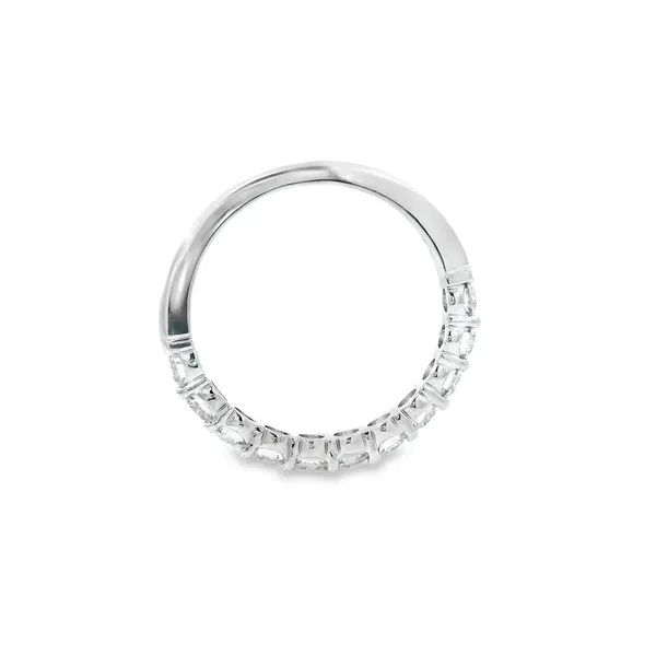 14K White Gold Diamond Wedding Band Image 4 Monarch Jewelry Winter Park, FL