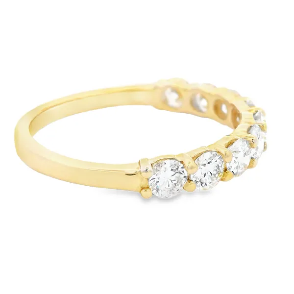 Designer 14K Yellow Gold Diamond Wedding Band Image 2 Monarch Jewelry Winter Park, FL
