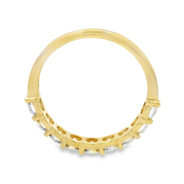 Designer 14K Yellow Gold Diamond Wedding Band Image 3 Monarch Jewelry Winter Park, FL