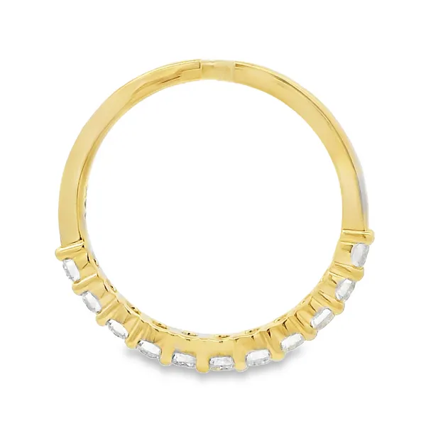 14K Yellow Gold Diamond Wedding Band Image 4 Monarch Jewelry Winter Park, FL