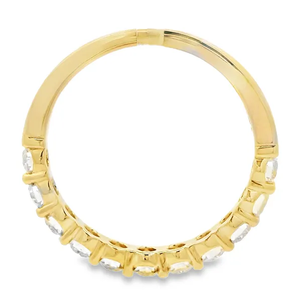 14K Yellow Gold Diamond Wedding Band Image 4 Monarch Jewelry Winter Park, FL