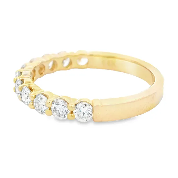 14K Yellow Gold Diamond Wedding Band Image 2 Monarch Jewelry Winter Park, FL