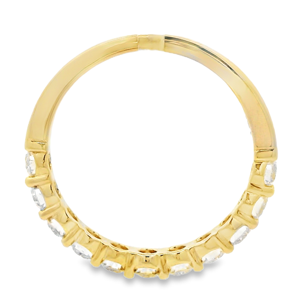 14K Yellow Gold Diamond Wedding Band Image 4 Monarch Jewelry Winter Park, FL