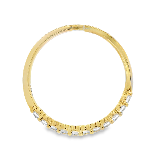 14K Yellow Gold Diamond Wedding Band Image 3 Monarch Jewelry Winter Park, FL