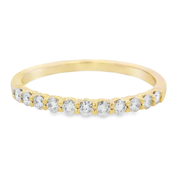 14K Yellow Gold Diamond Wedding Band Monarch Jewelry Winter Park, FL