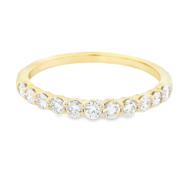 14K Yellow Gold Diamond Wedding Band Monarch Jewelry Winter Park, FL