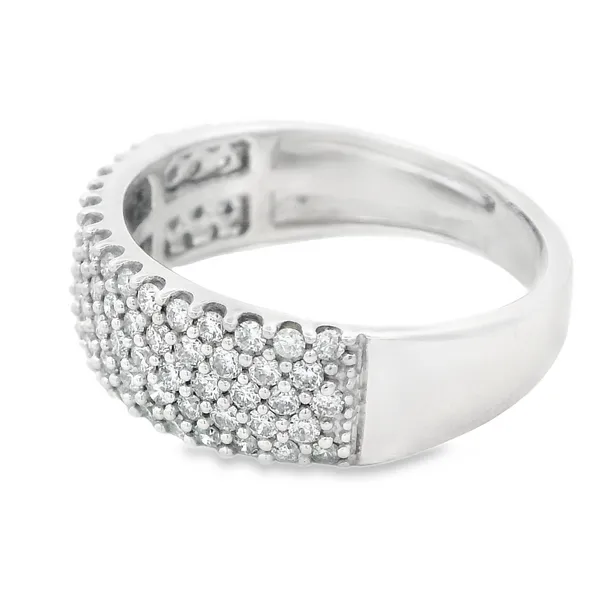 14K White Gold Diamond Anniversary Ring Image 2 Monarch Jewelry Winter Park, FL