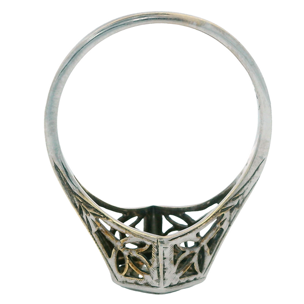 14k Filigree Diamond Estate Ring 130-00239 Image 3 Monarch Jewelry Winter Park, FL