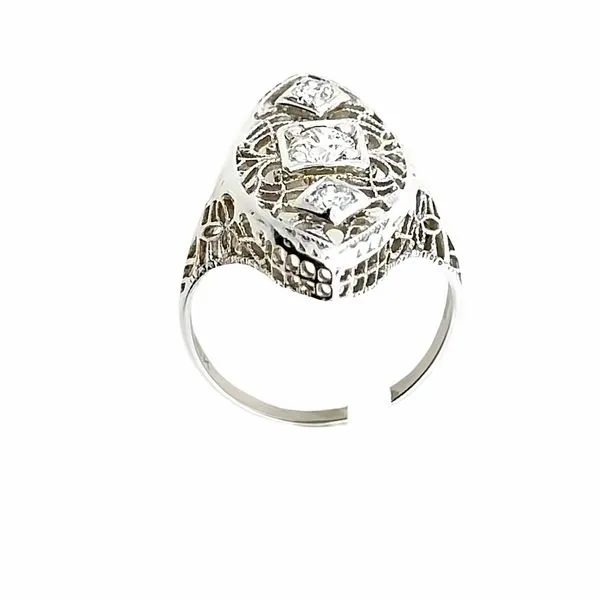 18KW Art Deco Fashion Ring 130-00299 Image 3 Monarch Jewelry Winter Park, FL