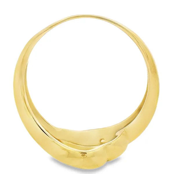 18KY Ring with 0.09ctw Flush Set Diamonds 130-00304 Image 4 Monarch Jewelry Winter Park, FL