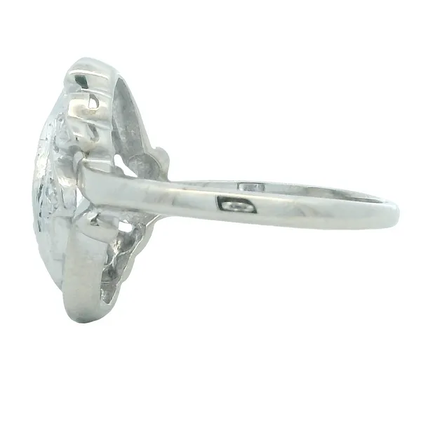 14KW 0.50ct Round Diamond Art Deco Ring 130-00308 Image 3 Monarch Jewelry Winter Park, FL