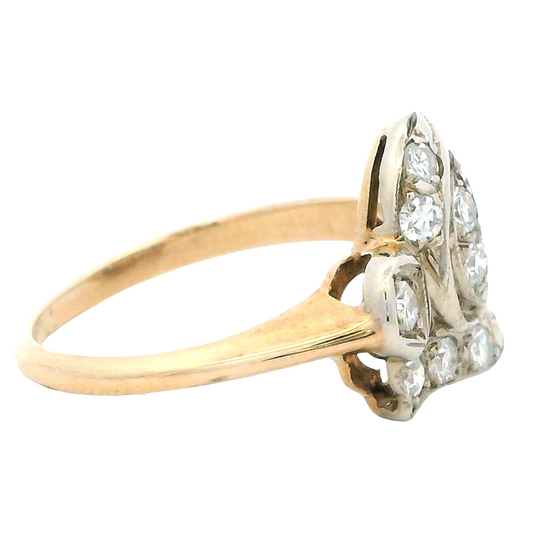 14KY 0.35ctw Estate Retro Ring 130-00309 Image 2 Monarch Jewelry Winter Park, FL