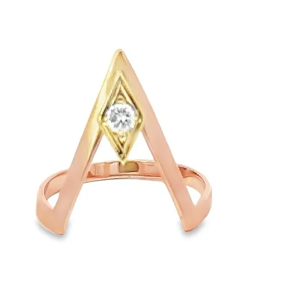 14Karat Yellow Gold Russian Estate Ring, 0.10ctw 130-00311 Monarch Jewelry Winter Park, FL