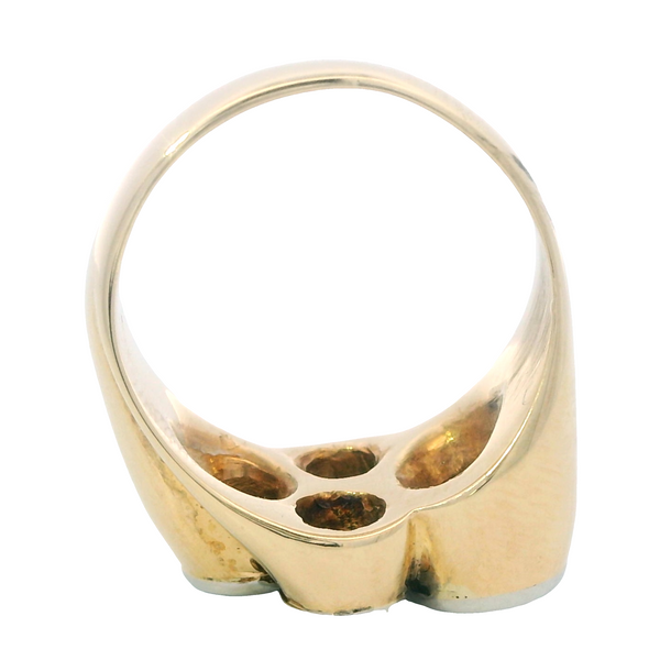 18Karat Yellow Gold 1.2ctw Bezel Set Ring 130-00324 Image 4 Monarch Jewelry Winter Park, FL