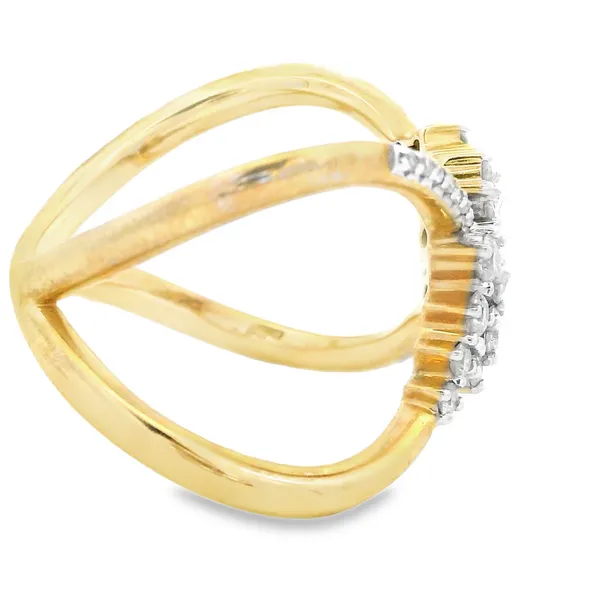 14K Yellow Gold Diamond Fashion Ring Image 3 Monarch Jewelry Winter Park, FL