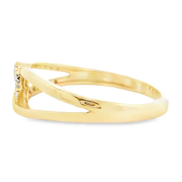 14K Yellow Gold Diamond Fashion Ring Image 2 Monarch Jewelry Winter Park, FL