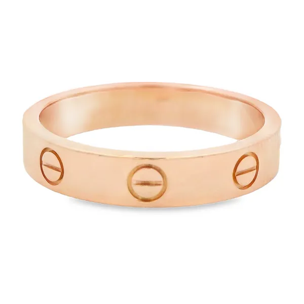 18K Rose Gold Diamond Love Ring Image 2 Monarch Jewelry Winter Park, FL