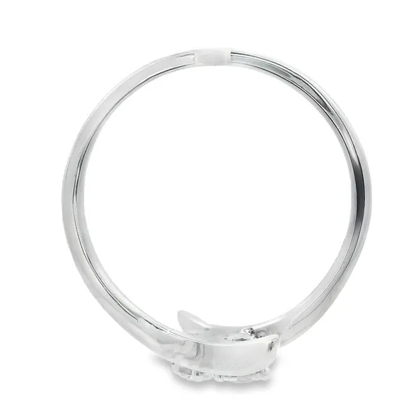 14Karat White Gold Diamond Bypass Fashion Ring Image 4 Monarch Jewelry Winter Park, FL