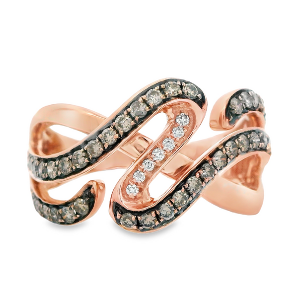 Exquisite 14K Rose Gold Diamond Fashion Ring Monarch Jewelry Winter Park, FL