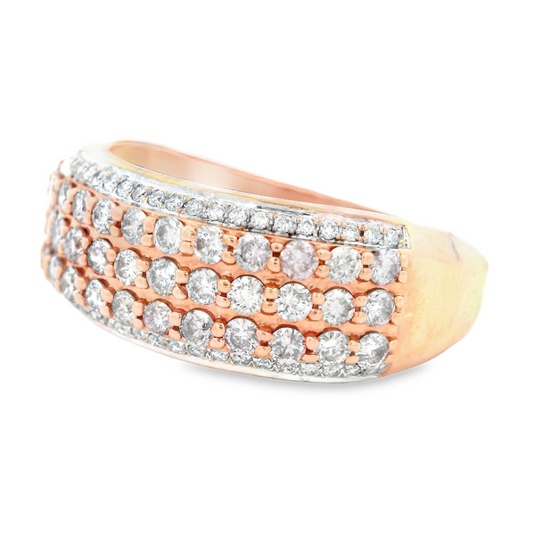 Rose Gold Diamond Fashion Ring Image 2 Monarch Jewelry Winter Park, FL