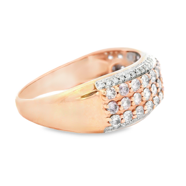 Rose Gold Diamond Fashion Ring Image 4 Monarch Jewelry Winter Park, FL
