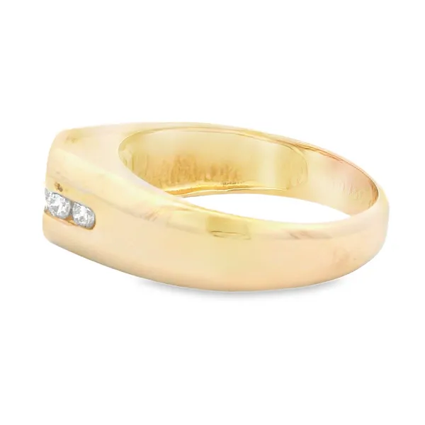 Men's 14K Yellow Gold Diamond Fashion Ring Image 2 Monarch Jewelry Winter Park, FL