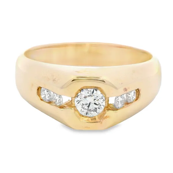 Men's 14K Yellow Gold Diamond Fashion Ring Monarch Jewelry Winter Park, FL