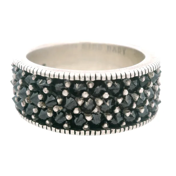 Men's Sterling Silver Black Diamond Ring 135-00016 Monarch Jewelry Winter Park, FL