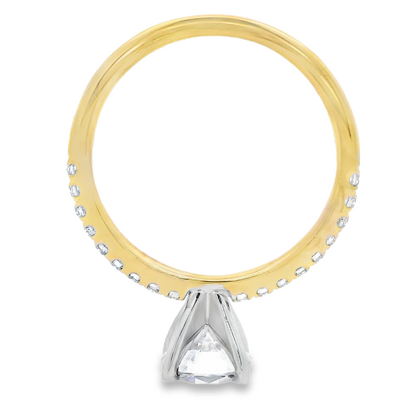 14Karat Yellow Gold Diamond Semi-Mount 0.25ct 140-00134 Image 4 Monarch Jewelry Winter Park, FL