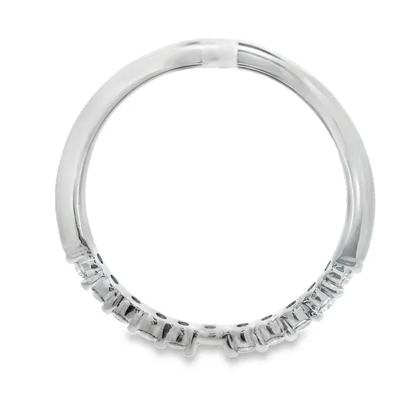 Platinum Straight-Line Peg-Setting with Natural Diamonds Image 3 Monarch Jewelry Winter Park, FL