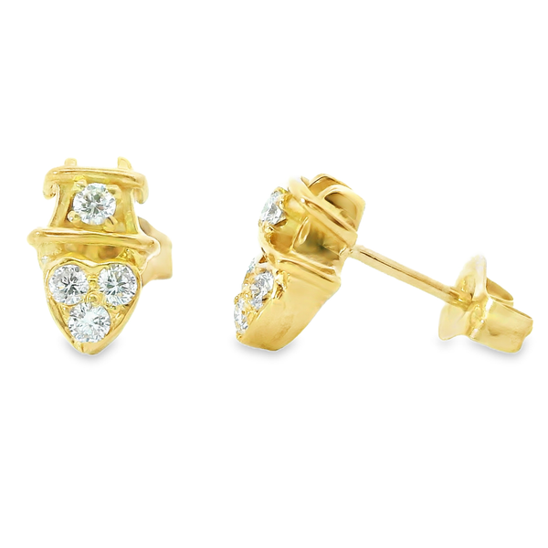 Diamond Earrings 150-00339 Monarch Jewelry Winter Park, FL