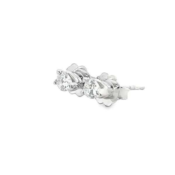 14KW 0.30ctw Pear Diamond Studs 150-00404 Image 2 Monarch Jewelry Winter Park, FL
