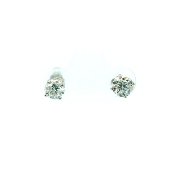 Platinum Diamond Stud Earrings Monarch Jewelry Winter Park, FL