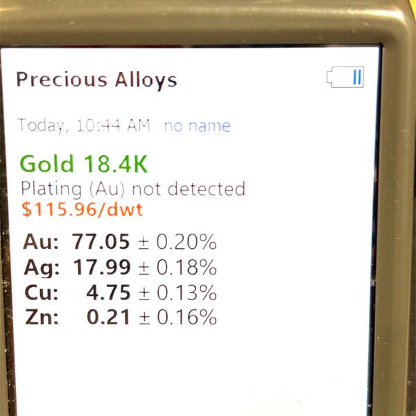 18K Yellow Gold Matte and Polish Diamond Earrings Image 4 Monarch Jewelry Winter Park, FL