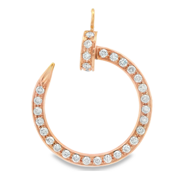 18K Yellow Gold Diamond Pendant Monarch Jewelry Winter Park, FL