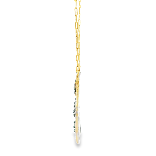 18/24KY Gurhan medallion necklace 0.50ctw 165-00182 Image 4 Monarch Jewelry Winter Park, FL