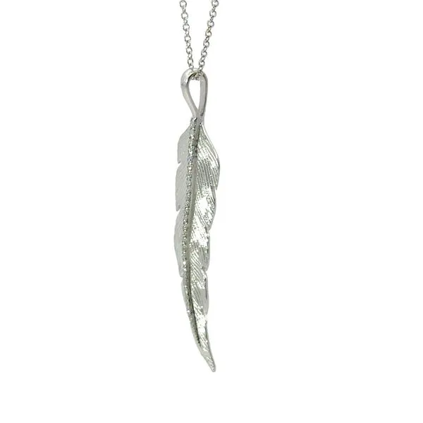 14KW Zighani Feather Necklace 165-00189 Image 2 Monarch Jewelry Winter Park, FL