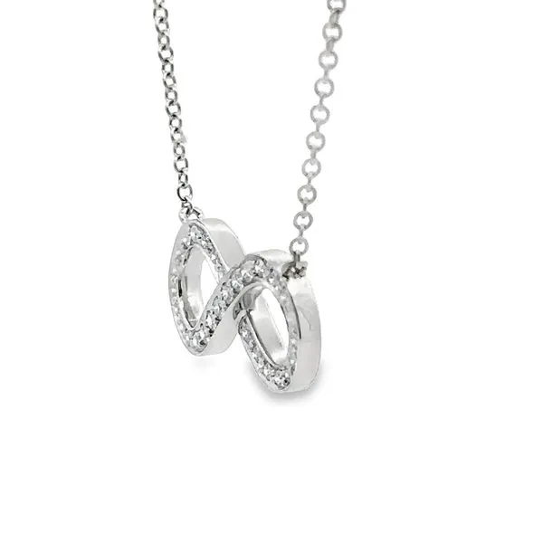 Platinum Tiffany and Co Infinity Necklace 165-00191 Image 2 Monarch Jewelry Winter Park, FL