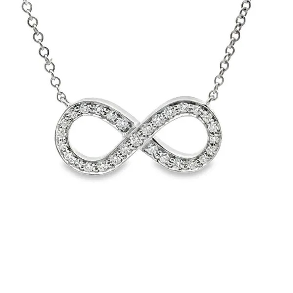Platinum Tiffany and Co Infinity Necklace 165-00191 Monarch Jewelry Winter Park, FL