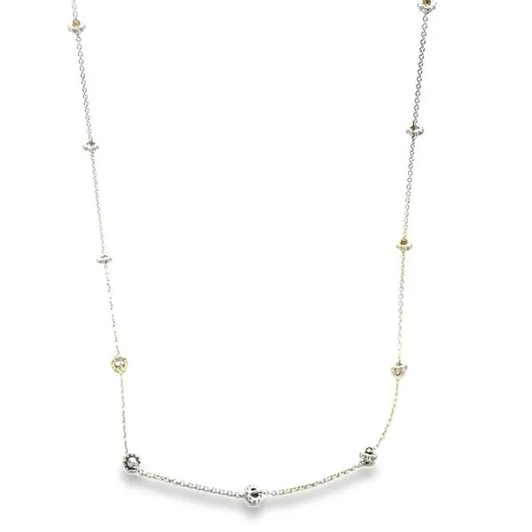 18Karat White Gold Station Necklace, 0.80ctw 165-00193 Monarch Jewelry Winter Park, FL