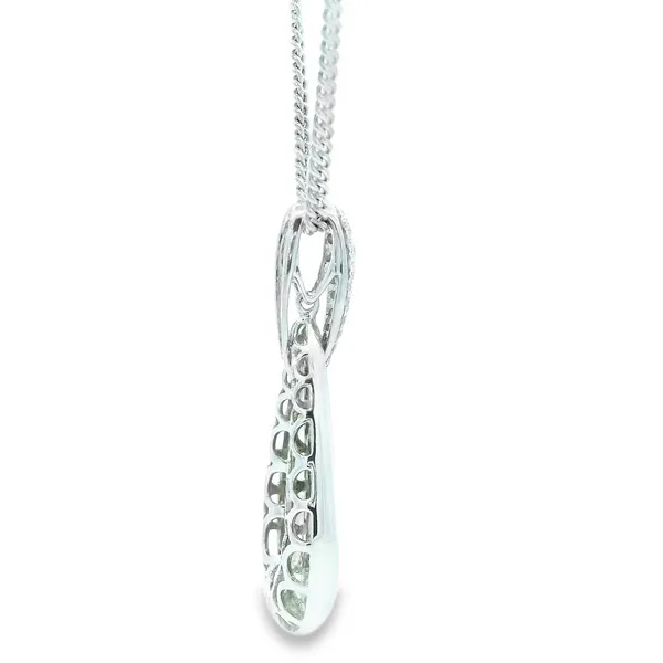 18K White Gold Diamond Necklace Image 2 Monarch Jewelry Winter Park, FL