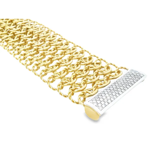 18K Yellow Gold Estate Diamond Collar Necklace Monarch Jewelry Winter Park, FL