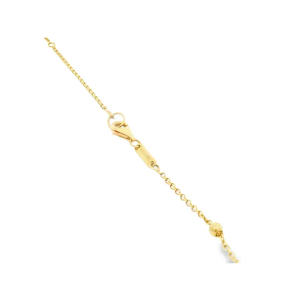 18K Yellow Gold Diamond Necklace Image 2 Monarch Jewelry Winter Park, FL