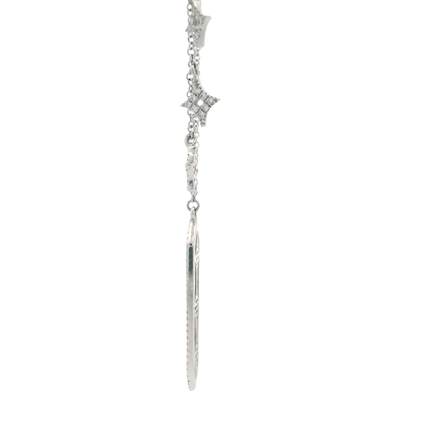 14Karat White Gold Diamond Necklace Image 3 Monarch Jewelry Winter Park, FL