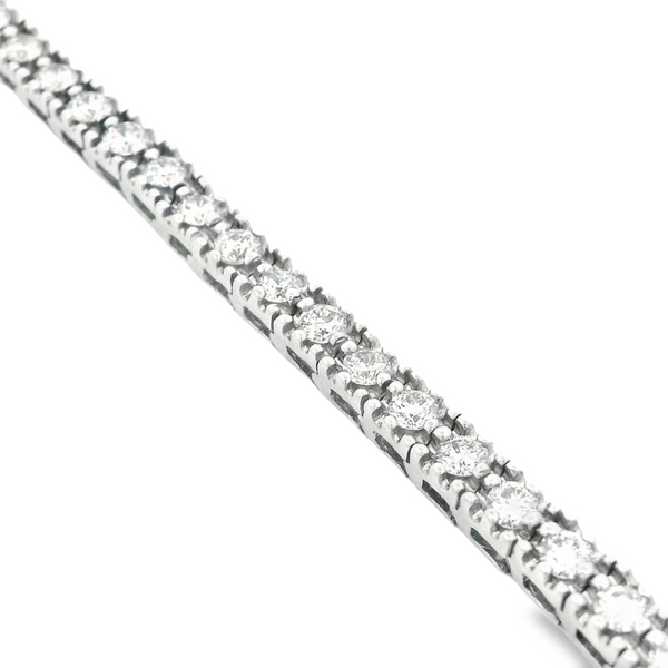 14K White Gold 2.50ctw Diamond Tennis Bracelet Image 2 Monarch Jewelry Winter Park, FL