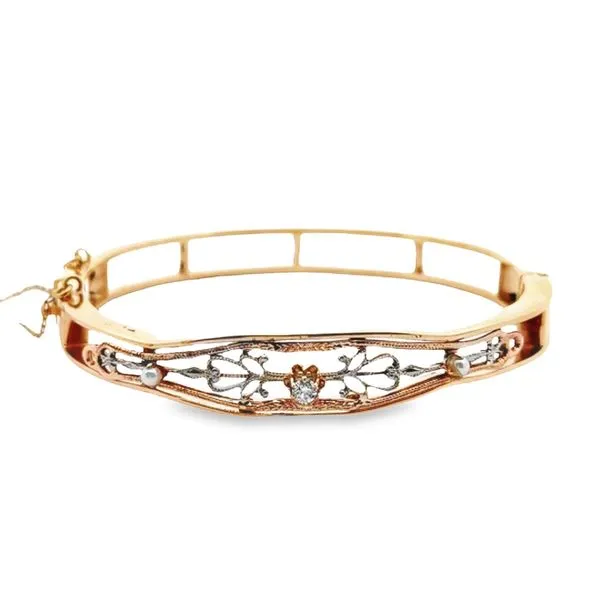 Lady's Yellow 14 Karat Estate - Retro Bracelet 170-00110 Monarch Jewelry Winter Park, FL