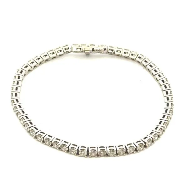 14KW 5ctw tennis bracelet 170-00111 Image 2 Monarch Jewelry Winter Park, FL