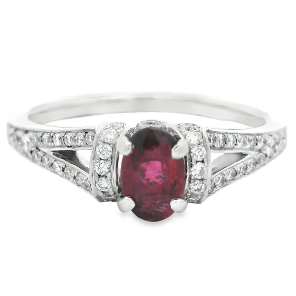 14K White Ruby Diamond Ring Monarch Jewelry Winter Park, FL