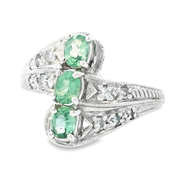 14K White Gold Alexandrite Fashion Ring Image 2 Monarch Jewelry Winter Park, FL