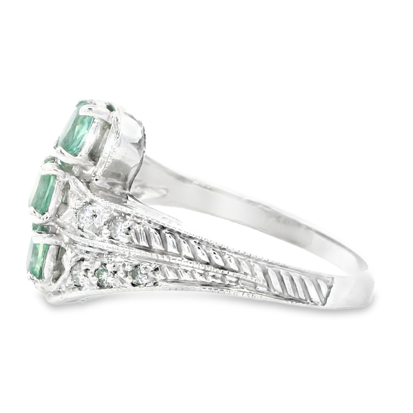 14K White Gold Alexandrite Fashion Ring Image 3 Monarch Jewelry Winter Park, FL